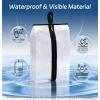 imageMISSLO Waterproof Shoe Bags for Travel 4 Pack XXLarge Shoe Storage Bag Clear Sneaker Pouch Portable Boots Organizer with Sturdy Zipper for Men ampamp WomenXLXXL
