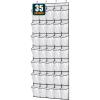 imageMISSLO 35 Clear Large Pockets Over The Door Shoe Organizer Sturdy Oxford Fabric Hanging Shoe Rack Closet Shoe Holder Hanger WhiteWhite