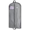 imageMISSLO 60quot Heavy Duty Long Garment Bags for Travel Monogrammed Dress Bag Waterproof Oxford Fabric Wedding Dress Cover for Gowns BlackGray
