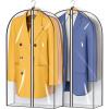 imageMISSLO 65quot Clear Garment Bags for Hanging Clothes 4quot Gusseted Dress Bags for Gowns Long Dress Cover for Closet Storage Dress Protector Bag 2 Packs2