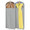 imageMISSLO 65quot Foldable Garment Bags for Hanging Clothes Travel Waterproof Dress Bags for Gowns Long for Closet Storage Dress Protector Bag for Gowns Suits Coats Grey 2 Packs65 inch