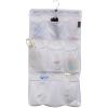 imageMISSLO 8 Pockets Mesh Shower Organizer Hanging Caddy with Rotating Hanger Quick Dry Bathroom Storage White