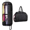 imageMISSLO Hanging Garment Bags for Travel Suit Bags for Closet Storage 50quot Moving Bags for Clothes Dress Cover for Coat Jacket Shirt Clothing BlackBlack