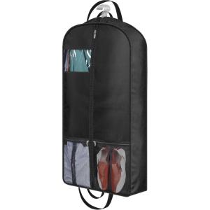 imageMISSLO 60quot Garment Bags for Travel 6quot Gusseted Dress Bags for Gowns Long 4 Handles Hanging Clothes Travel Bag with Pocket for Gowns Suits Coats43 inch