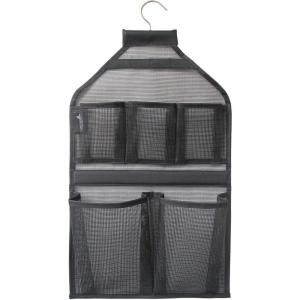 imageMISSLO Bathroom Shower Organizer Mesh Hanging Shower Caddy with Rotatable Hanger BlackBlack