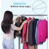 imageMISSLO 20 Pack Metal Hangers Heavy Duty Stainless Steel Hangers for Clothes Closet Coat Clothing Suit Shirt 164 Inch