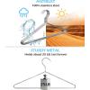 imageMISSLO 20 Pack Metal Hangers Heavy Duty Stainless Steel Hangers for Clothes Closet Coat Clothing Suit Shirt 164 Inch