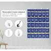 imageMISSLO Classroom Cell Phone Calculator Holder Numbered 30 Pockets Chart Hanging Wall Door Storage Organizer Blue30 Pockets