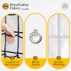 imageMISSLO Narrow Cell Phone Holder Classroom 36 Clear Pockets Calculator Holder for Door Pocket Chart for Classroom Wall with 36 Number Sticker White