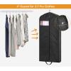 imageMISSLO 54quot Garment Bags for Travel for Women Waterproof Dress Bags for Gowns Long Dress Cover for Gowns Black 1 Pack2