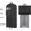 imageMISSLO 54quot Garment Bags for Travel for Women Waterproof Dress Bags for Gowns Long Dress Cover for Gowns Black 1 Pack2