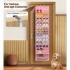 imageMISSLO 12 Tier Over the Door Shoe Organizer Breathable Mesh Hanging Shoe Rack for Closet Storage Shoe Holder for Door Fit 24 Pairs Sandals Heels Boots PinkPink