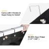 imageMISSLO 35 Large Pockets Over The Door Shoe Organizer Sturdy Oxford Fabric Hanging Shoe Rack for Door Mesh Closet Shoe Holder Hanger WhiteBlack