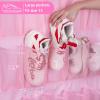 imageMISSLO 35 Large Pockets Over The Door Shoe Organizer Sturdy Oxford Fabric Hanging Shoe Rack for Door Mesh Closet Shoe Holder Hanger WhitePink