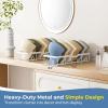 imageMISSLO Metal Hat Stands for Display Rack 2 Pack Decorative Hat Organizer for Baseball Caps Hold 20 Baseball Cap Storage Holder for Closet Dresser Bedroom WhiteWhite