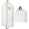 imageMISSLO 40quot Cotton Garment Bags for Hanging Clothes Breathable Suit Cover Luxury Hanging Clothes Storage Foldable Coat Covers for Closet ampamp Travel for Jacket Shirt Dress40 inch
