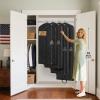 imageMISSLO 72quot Wedding Dress Garment Bag Waterproof Garment Bags for Travel for Women Dress Bags for Gowns Long for Closet Storage Black1