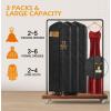 imageMISSLO 72quot Wedding Dress Garment Bag Waterproof Garment Bags for Travel for Women Dress Bags for Gowns Long for Closet Storage Black3
