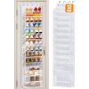 imageMISSLO 10 Tier Over the Door Shoe Organizer Breathable Mesh Hanging Shoe Rack for Closet Storage Shoe Holder for Door Fit 20 Pairs Sneakers Sandals Heels Boots WhiteWhite