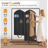imageMISSLO 43quot Garment Bags for Travel Waterproof Suit Bag Travel for Men 4quot Gusseted Suit Protector Bag for Closet Storage Clothing Covers for Hanging Clothes Suits Carrier43 inch