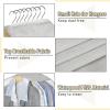 imageMISSLO 10quot Gusseted All Clear Garment Bags for Hanging Clothes 40quot60quot Suit Bags for Closet Storage Dresses Protectors for Shirts Coats Gowns 3 PacksFabric