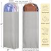 imageMISSLO 10quot Gusseted All Clear Garment Bags for Hanging Clothes 40quot60quot Suit Bags for Closet Storage Dresses Protectors for Shirts Coats Gowns 3 PacksFabric