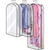 imageMISSLO 10quot Gusseted All Clear Garment Bags for Hanging Clothes 40quot60quot Suit Bags for Closet Storage Dresses Protectors for Shirts Coats Gowns 3 PacksEthylene Vinyl Acetate