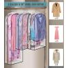 imageMISSLO 10quot Gusseted All Clear Garment Bags for Hanging Clothes 40quot60quot Suit Bags for Closet Storage Dresses Protectors for Shirts Coats Gowns 3 PacksEthylene Vinyl Acetate
