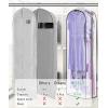 imageMISSLO 10quot Gusseted Garment Bags for Hanging Clothes 40quot50quot Clear Suit Bags for Closet Storage Dress Bag for Gowns Long Coat Protector 3 Packs GreyEthylene Vinyl Acetate