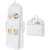 image:imageMISSLO 2in1 Wedding Dress Garment Bag 70 Dress Bags for Gowns long with 5 Bride Accessories Pockets amp Adjustable Handles Trifold Dresses Cover for Travel and Closet Storage WhiteWhite