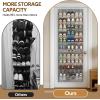 image:imageMISSLO 30 Pairs Over the Door Shoe Organizer Breathable Mesh Hanging Shoe Rack for Closet Storage with Wide Deep Pockets 10 Tier Shoes Holder Fit All the Familys Sneakers Boots Heels Grey 71Grey