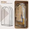 image:imageMISSLO 10 Gusseted All Clear Garment Bags for Hanging Clothes 40 Suit Bags for Closet Storage with Side Zipper Hanging Clothes Storage Bag Plastic Suit Cover for Fur Coats Shirts Jackets2