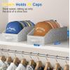 image:imageMISSLO Large Hat Storage for Baseball Caps 2 PCS Hat Organizer for Closet Holds Up To 24 Caps Hats Stand for Men Snapback Boxes with Cardboard2
