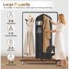 image:imageMISSLO 72 Wedding Dress Garment Bag for Travel Waterproof Dress Bags for Gowns Long 4 Gusseted Dresses Protector Bag for Closet Storage Clothing Covers for Hanging Clothes BlackLining fabric