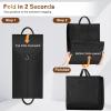 image:imageMISSLO 72 Wedding Dress Garment Bag for Travel Waterproof Dress Bags for Gowns Long 4 Gusseted Dresses Protector Bag for Closet Storage Clothing Covers for Hanging Clothes BlackLining fabric