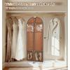 image:imageMISSLO 60 Dress Bags for Gowns Long with 4 Large Pockets Garment Bags for Travel for Women Heavy Duty Wedding Dress Bag for Hanging Clothes Garment Covers BeigeBeige