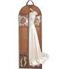image:imageMISSLO 60 Dress Bags for Gowns Long with 4 Large Pockets Garment Bags for Travel for Women Heavy Duty Wedding Dress Bag for Hanging Clothes Garment Covers BeigeBeige