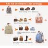 image:imageMISSLO Set of 3 Cotton Breathable Dustproof Drawstring Storage Pouch BagBeige S  M  L