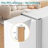 image:imageMISSLO Large Pockets Over the Door Shoe Organizer for Closet Hanging Shoe Rack for Door Shoes Storage Fits 24 Pairs Sneakers and Boots 8 Tiers BlackBlack