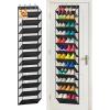 image:imageMISSLO 36 Pairs Clear Over the Door Shoe Organizer Closet Hanging Shoe Rack for Door with Large Deep Pockets Shoes Hanger Holder for Sneakers Boots Heels Storage BlackBlack