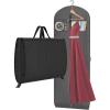 image:imageMISSLO 65 Garment Bags for Travel for Women with LoackabeSelf Zipper Waterproof Dress Bags for Gowns Long with Accessories Pockets Wedding Dress Bag Garment Covers for Hanging Clothes BlackBlack