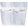 image:imageMISSLO Heavy Duty Over The Door Storage with 12 Mesh Pockets White