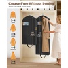 image:imageMISSLO 43 Garment Bags for Travel 4 Gusseted Suit Bag Travel for Men Suit Protector Bag for Closet Storage Waterproof Clothing Covers for Hanging Clothes Suits Carrier Black65 inch