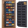 image:imageMISSLO 3040 Pairs Over the Door Shoe Organizer for Closet 20 Extra Large Deep Pockets Hanging Shoe Rack for Door 10Tier Heavy Duty Shoes Storage Hanger Fits Size 15 Sneakers Boots Heels BlackBlack