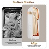 image:imageMISSLO 65 Long Garment Bags for Travel for Women Waterproof Dress Bags for Gowns 4 Gusseted Dress Protector Bag for Closet Storage Clothing Covers for Hanging Clothes Wedding Dresses Storage WhiteWhite