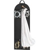 image:imageMISSLO 72 Wedding Dress Garment Bag for Travel with 4 Large Pockets Dress Bags for Gowns Long Heavy Duty Dresses Protector Bag for Closet Storage Clothing Covers for Hanging Clothes BeigeBlack