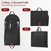 image:imageMISSLO 72 Wedding Dress Garment Bag for Travel with 4 Large Pockets Dress Bags for Gowns Long Heavy Duty Dresses Protector Bag for Closet Storage Clothing Covers for Hanging Clothes BeigeBlack