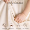 image:imageMISSLO 72 Wedding Dress Garment Bag for Travel with 4 Large Pockets Dress Bags for Gowns Long Heavy Duty Dresses Protector Bag for Closet Storage Clothing Covers for Hanging Clothes BeigeBeige