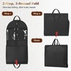 image:imageMISSLO 72 Wedding Dress Garment Bag for Travel with 4 Large Pockets Dress Bags for Gowns Long Heavy Duty Dresses Protector Bag for Closet Storage Clothing Covers for Hanging Clothes BeigeBlack